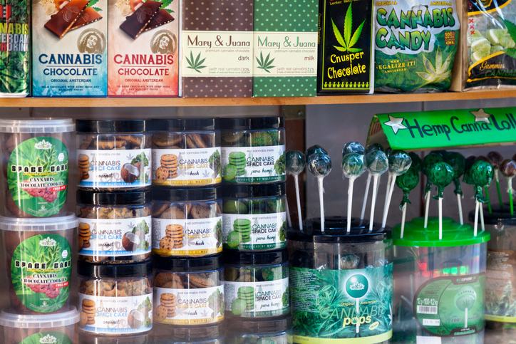 Cannabis edibles come in many forms from chocolates and lollipops to cookies.