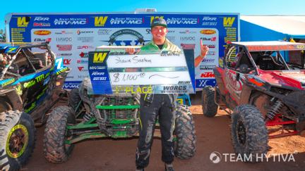 Shawn Saxton Prize Check