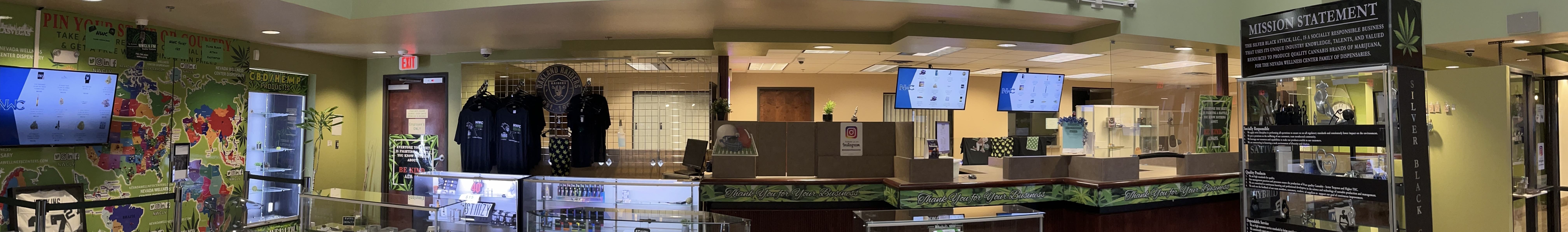 Nevada Wellness Center In Store Panoramic