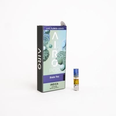 AiroPod Live Flower Series Cartridge - Indica .5g