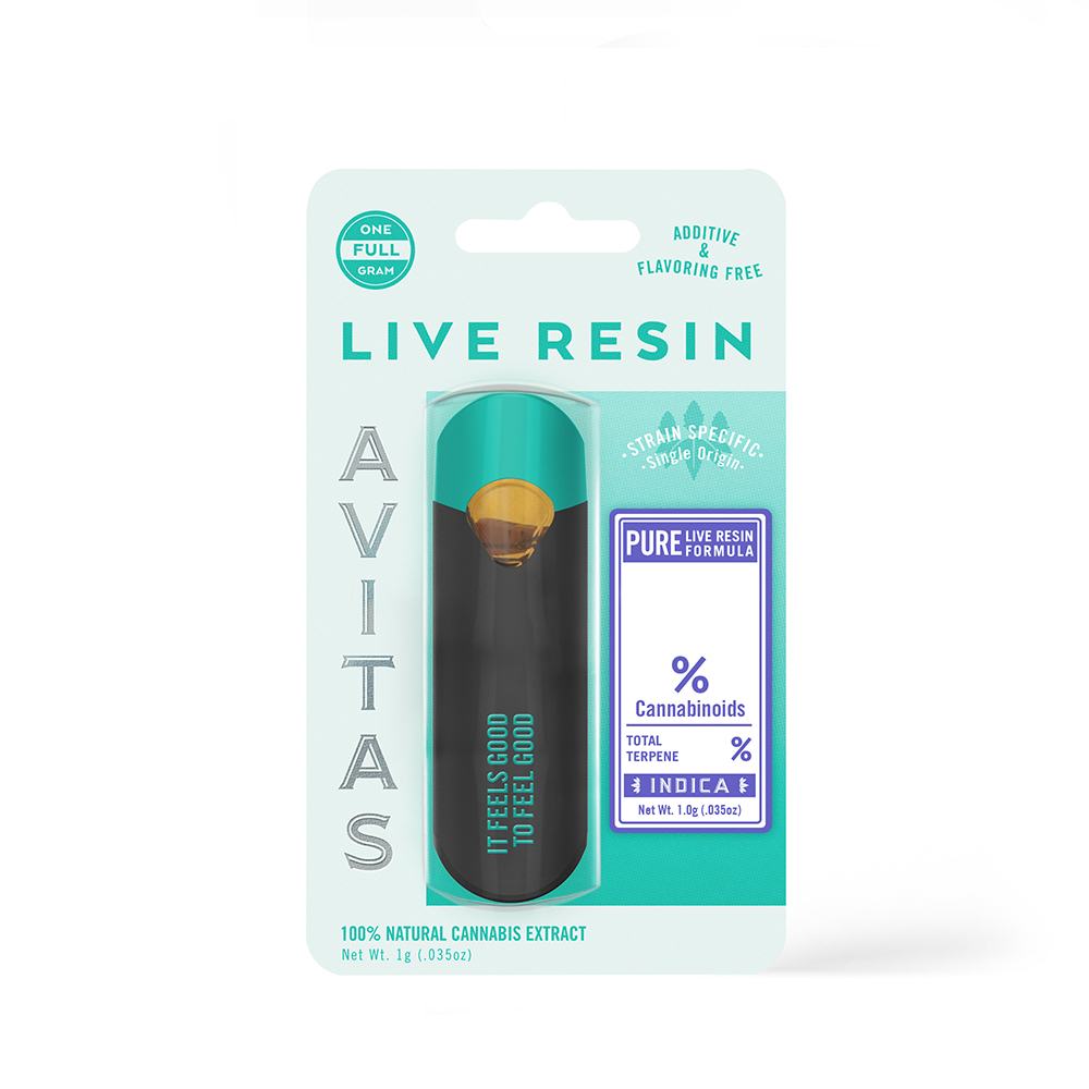 Live Resin Disposable Indica 1g Product Image