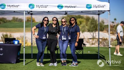 Gaudin Ford and Hytiva Group Photo at The Electric Drive Golf Tournament