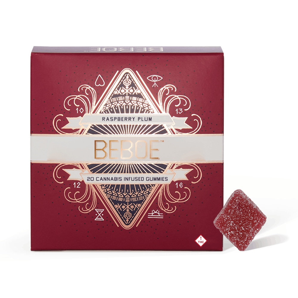 Raspberry Plum Cannabis Infused Gummies Product Image