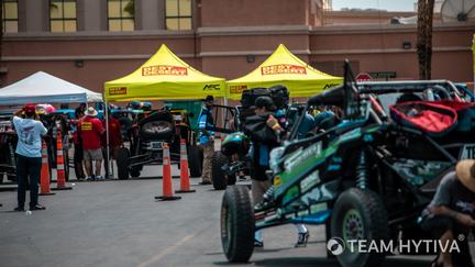 Race Vehicles Near BITD Tech Tents