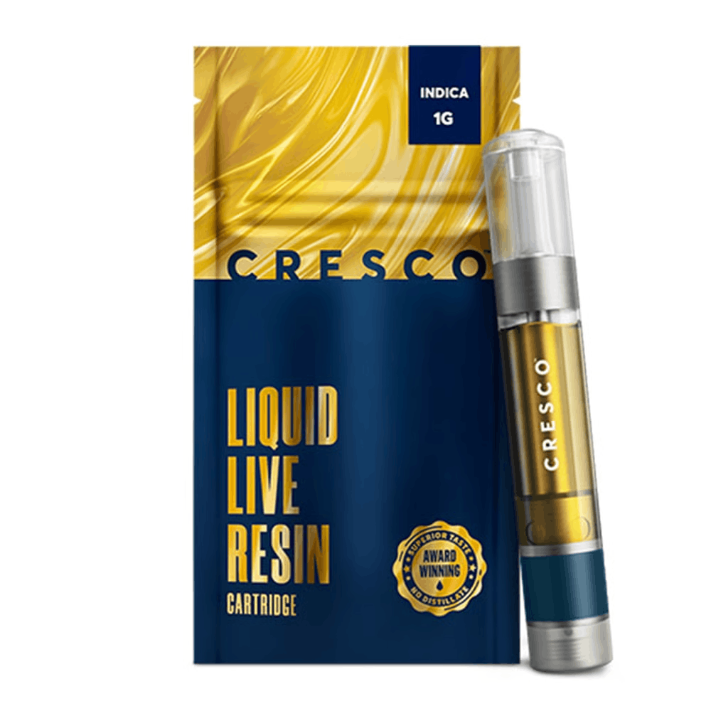 Liquid Live Resin Indica Cartridge 1g Product Image