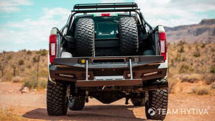 Ground View of the Tailgate Step In the Down Position