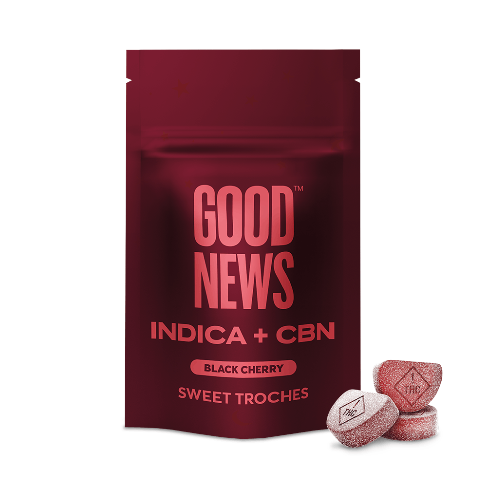 Indica + CBN Black Cherry 2:1 Troches Product Image