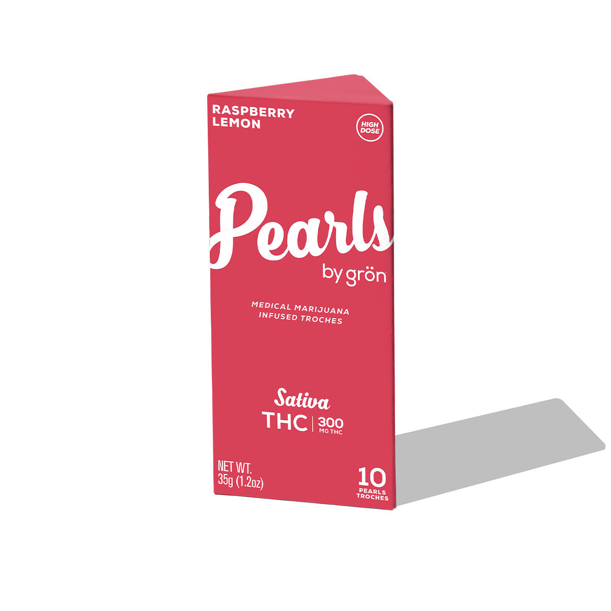 Raspberry Lemon Pearls 300mg THC Product Image