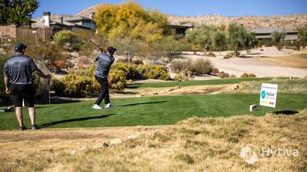 Player Tee Off at Hole 7 Par 3