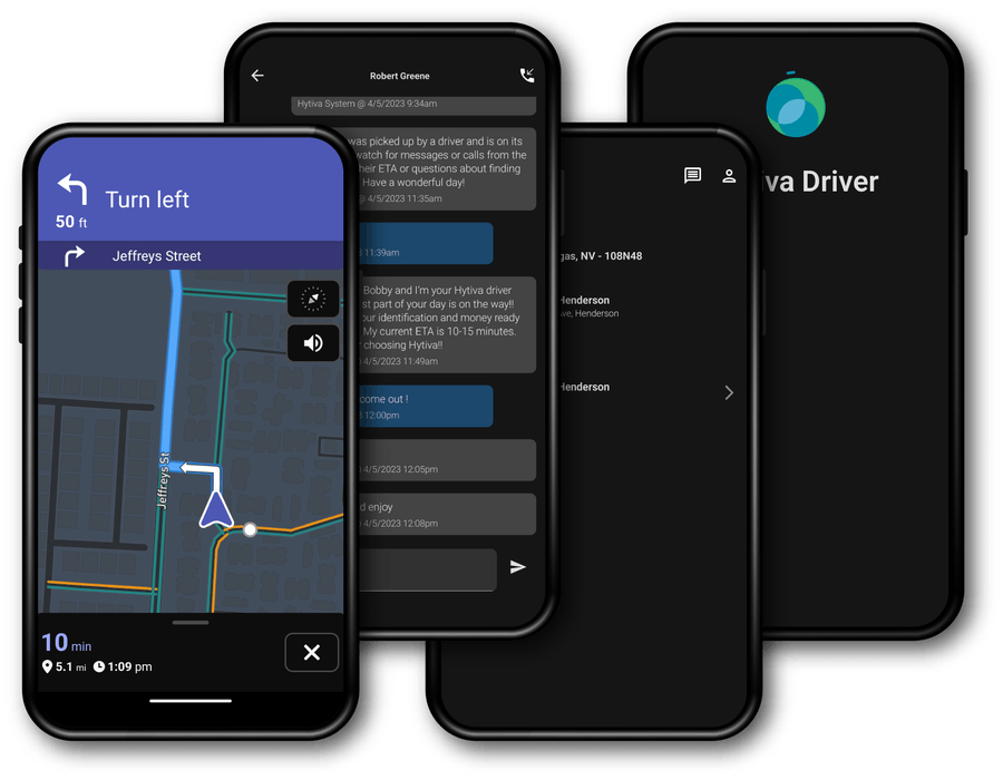 native iOS & android delivery driver app