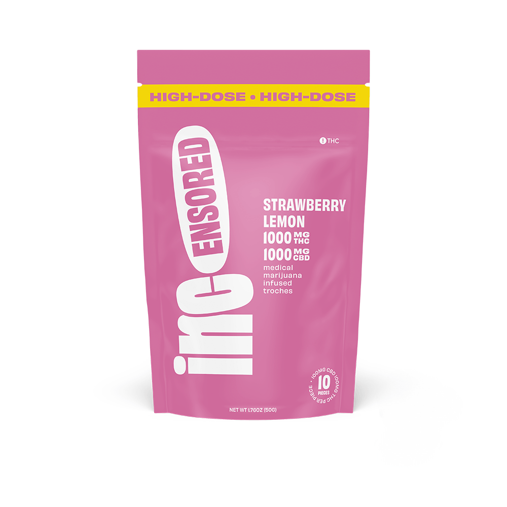 High Dose Strawberry Lemon 1000 mg THC Product Image