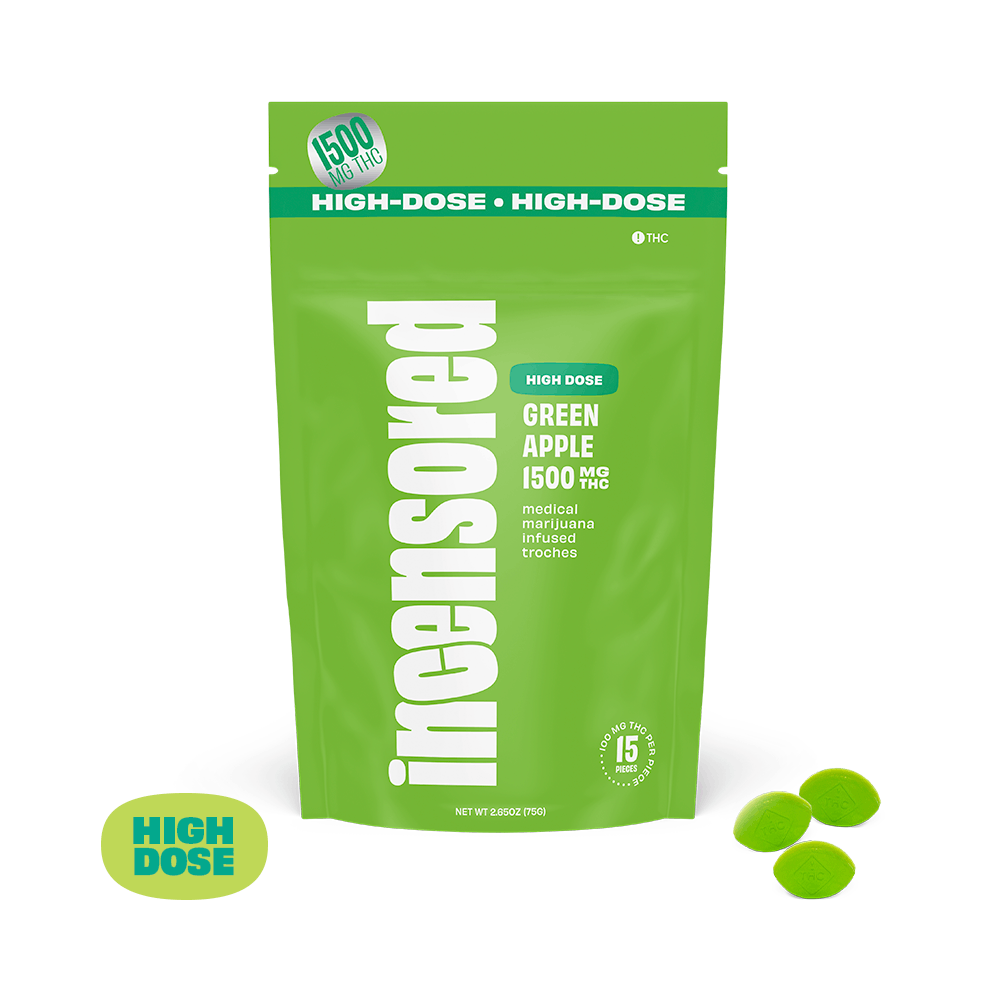 High Dose Green Apple 1500mg Troches Product Image