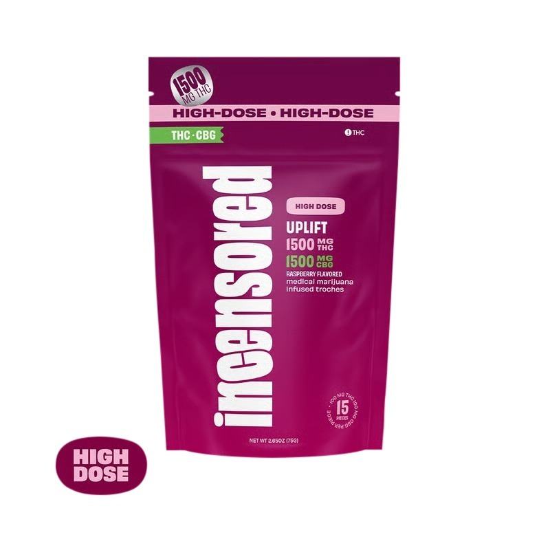 Uplift 1:1 High Dose Raspberry Troches Product Image