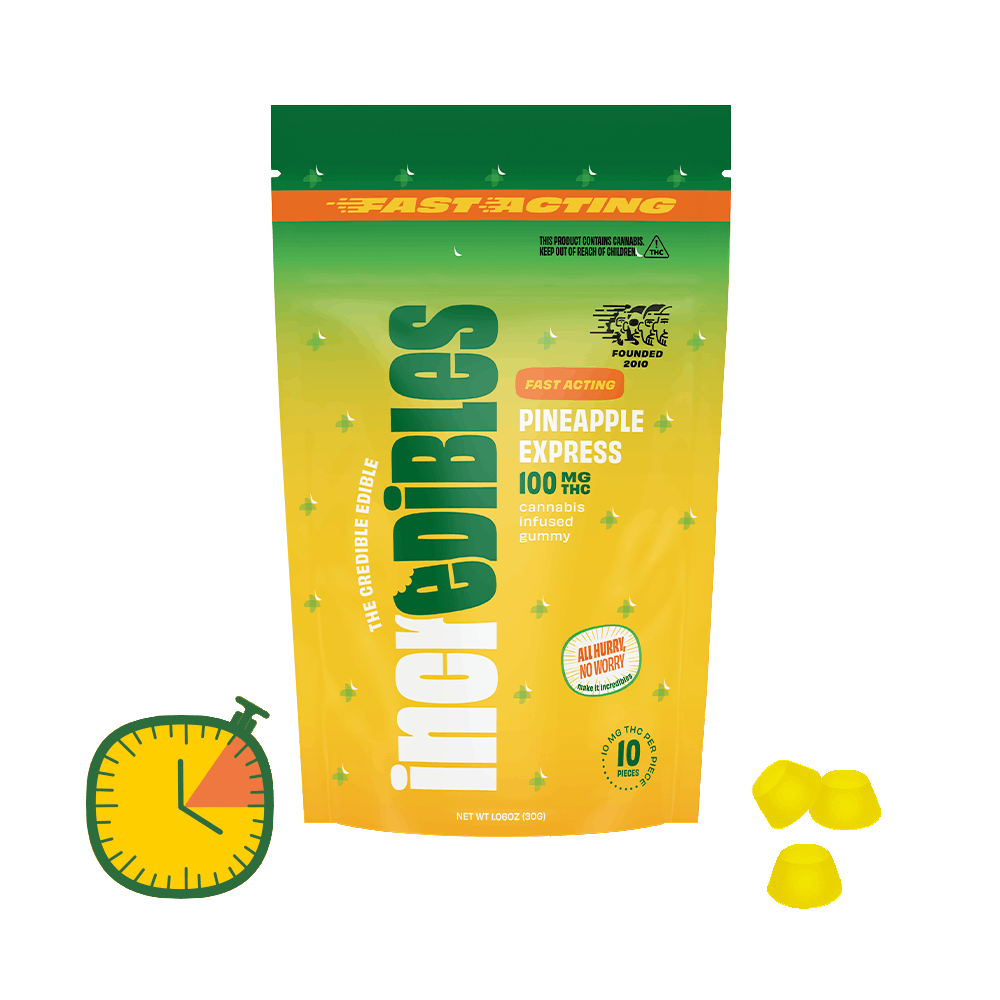 Fast Acting Pineapple Express Gummies Product Image
