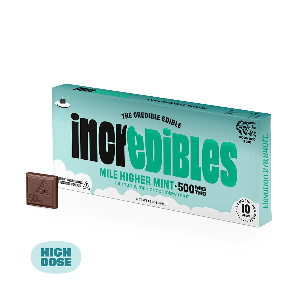 Mile Higher Mint 500mg Chocolate Bar Product Image