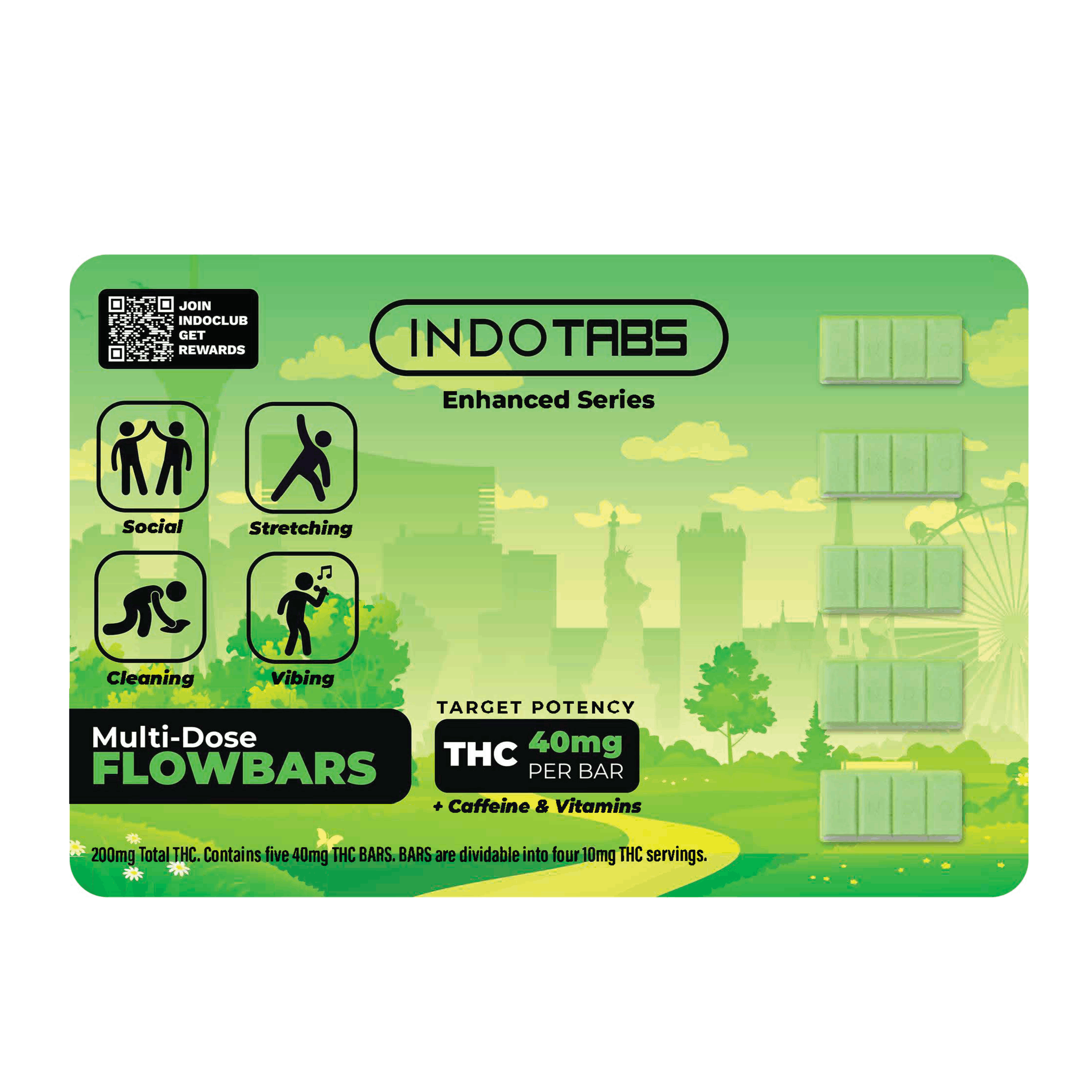 INDOTABS FLOWBARS 40mg Tablet 5 Pack Product Image