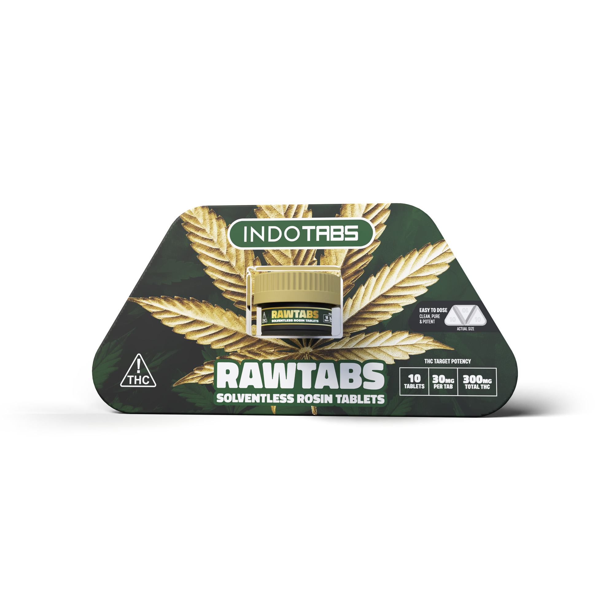 INDOTABS RAWTABS 30mg Tablet 10 Pack Product Image