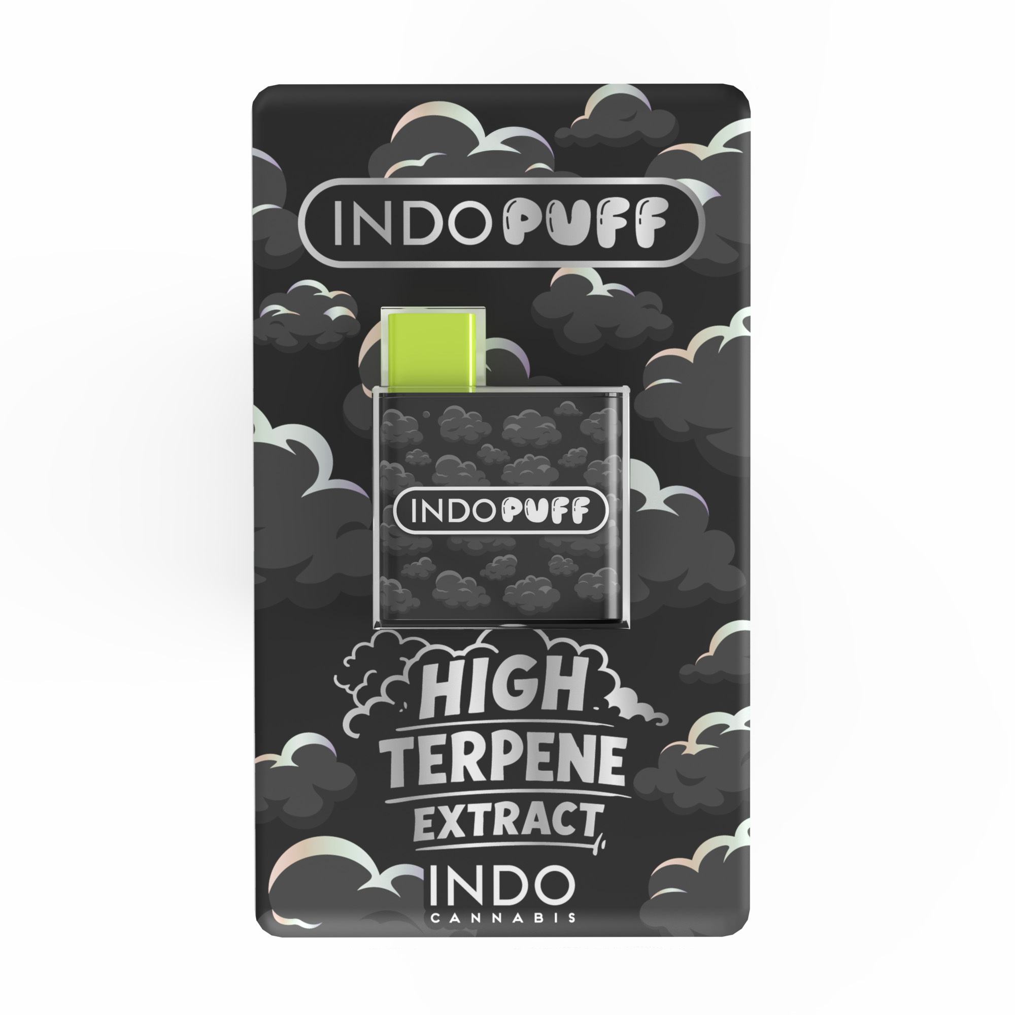 INDOPUFF Citrus Train Haze HTE Disposable Product Image