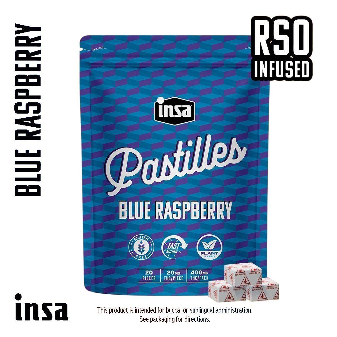 Blue Raspberry RSO Infused Pastilles Product Image