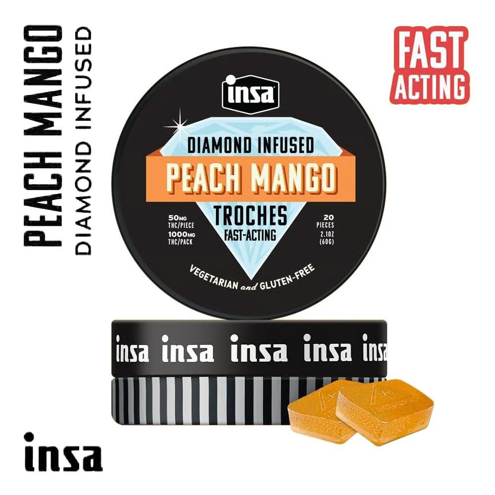 Diamond Infused Peach Mango Troches Product Image