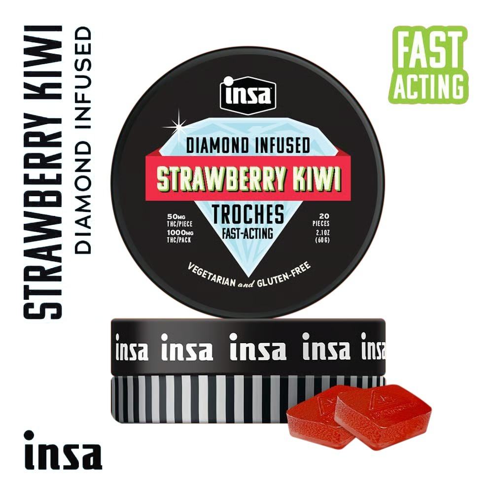 Diamond Infused Strawberry Kiwi Troches Product Image