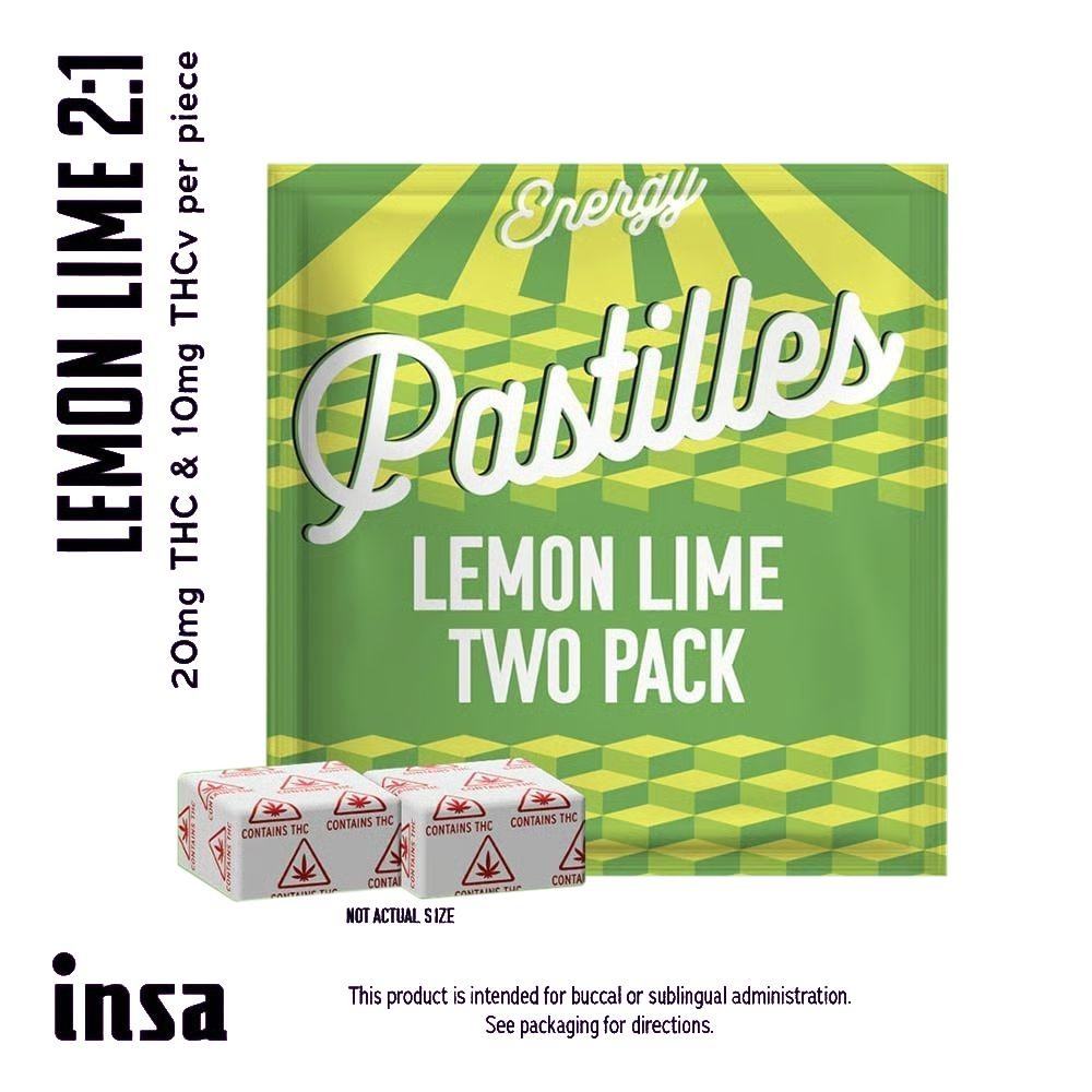 Lemon Lime 2:1 Pastilles Two Pack Product Image