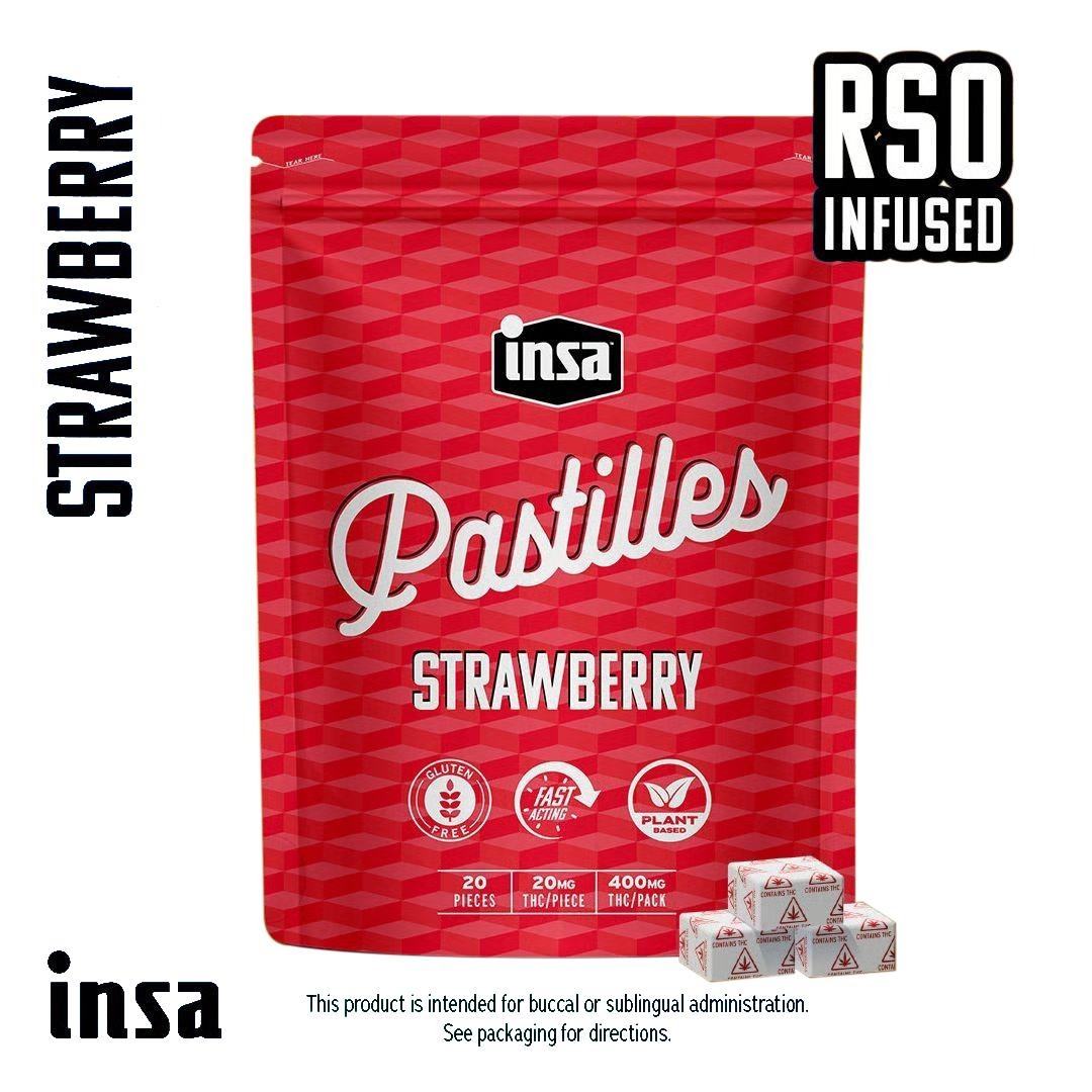 Strawberry RSO Infused Pastilles Product Image