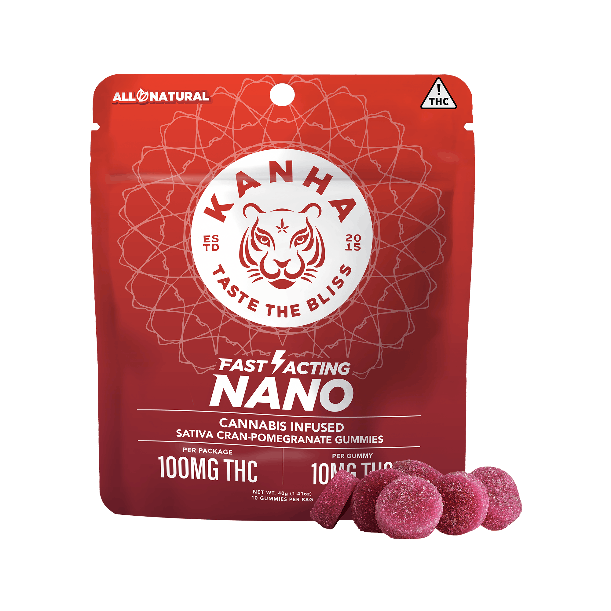 NANO Cran-Pomegranate Sativa Gummies Product Image