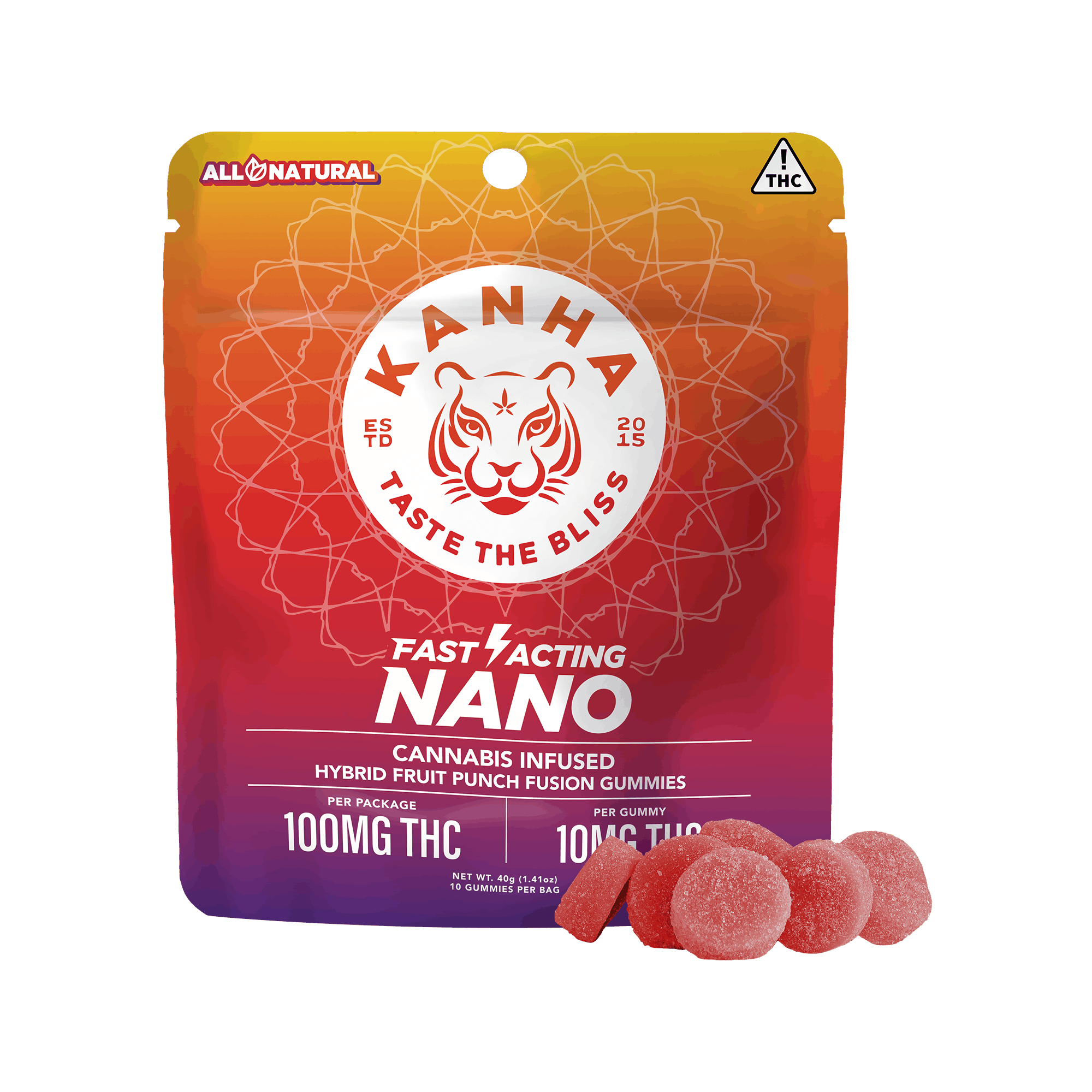 NANO Hybrid Fruit Punch Fusion Gummies Product Image