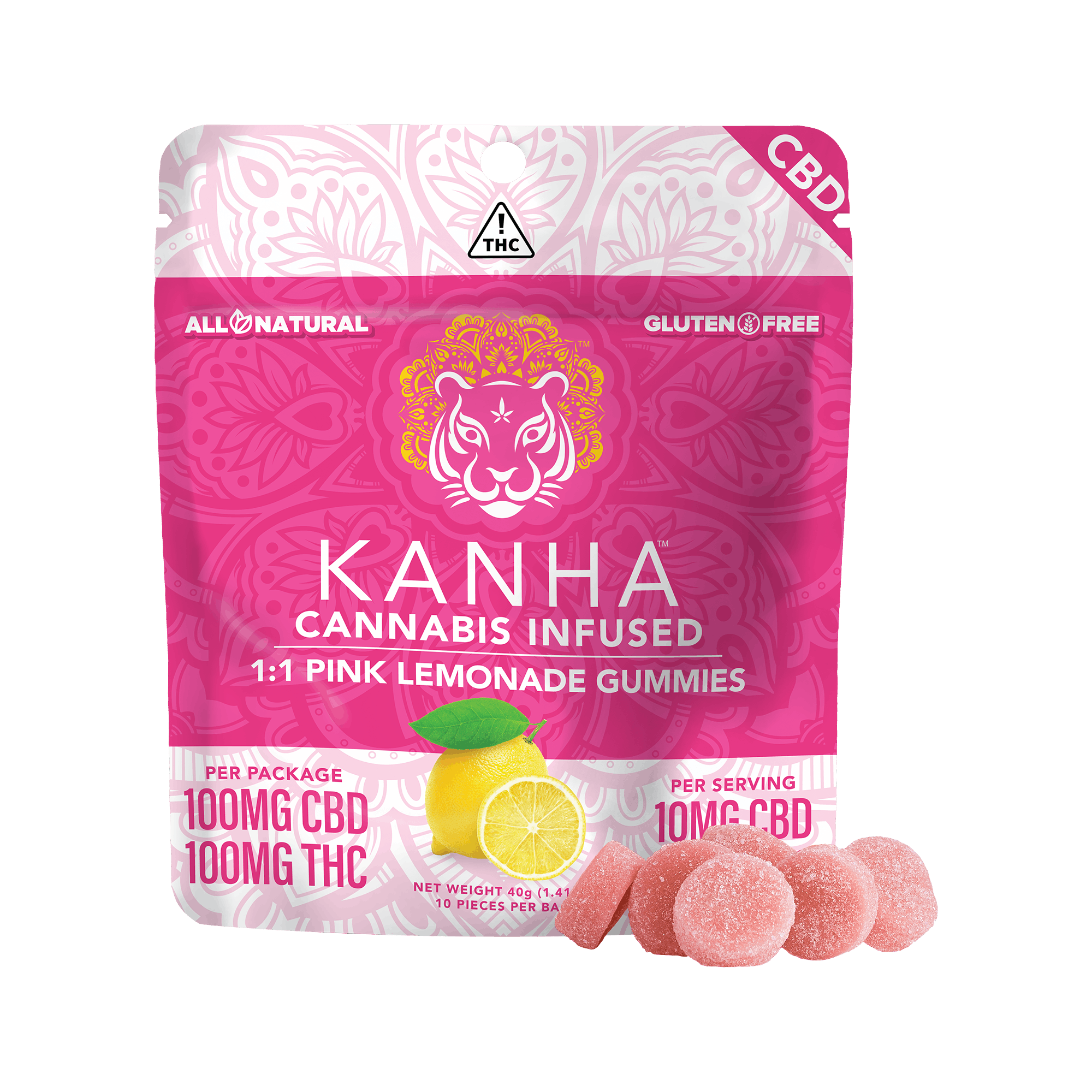 1:1 Pink Lemonade Gummies Product Image
