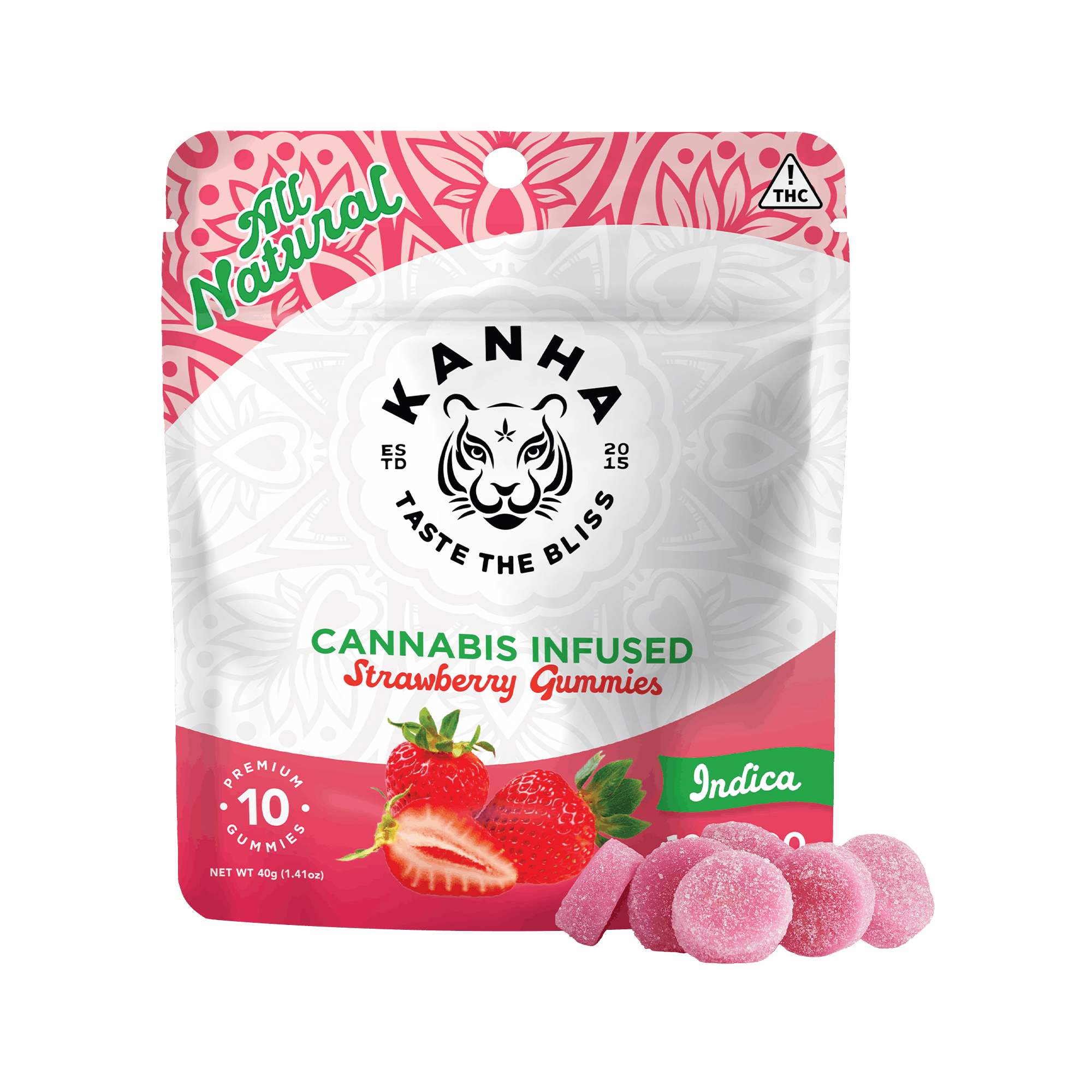 Strawberry Indica Gummies Product Image