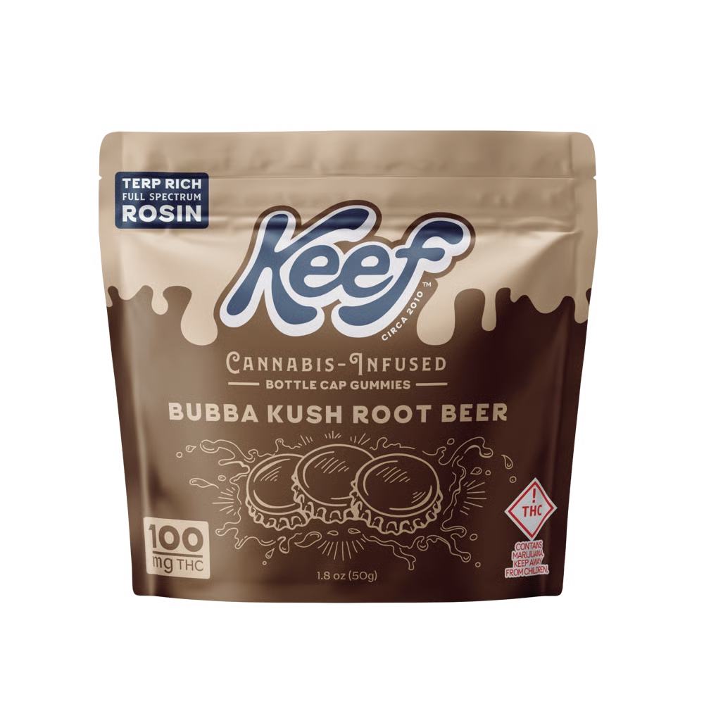 Bubba Kush Root Beer Bottle Cap Gummies Product Image
