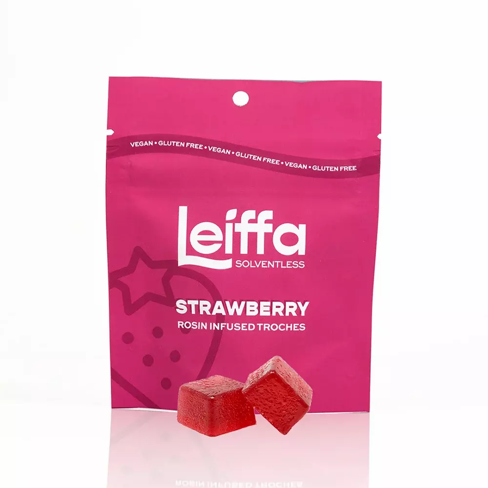 Strawberry Rosin Infused Troches Product Image