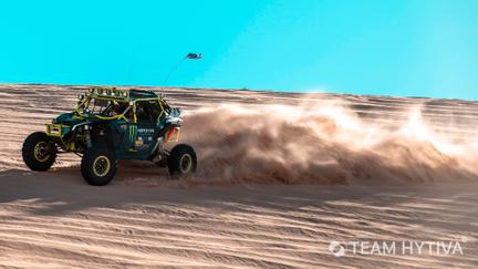 Marc Burnett UTV kicking sand up