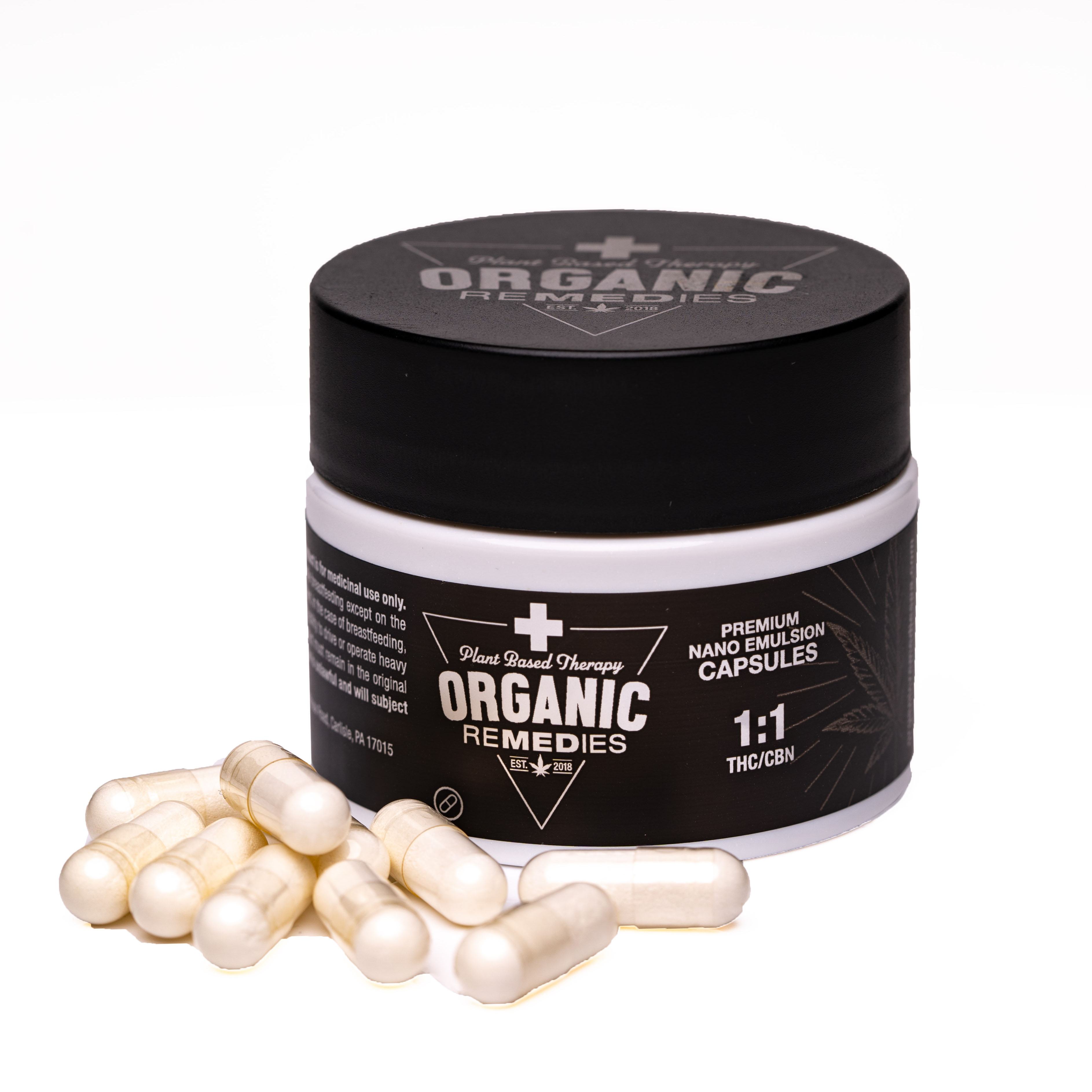 1:1 THC/CBN Capsules Product Image