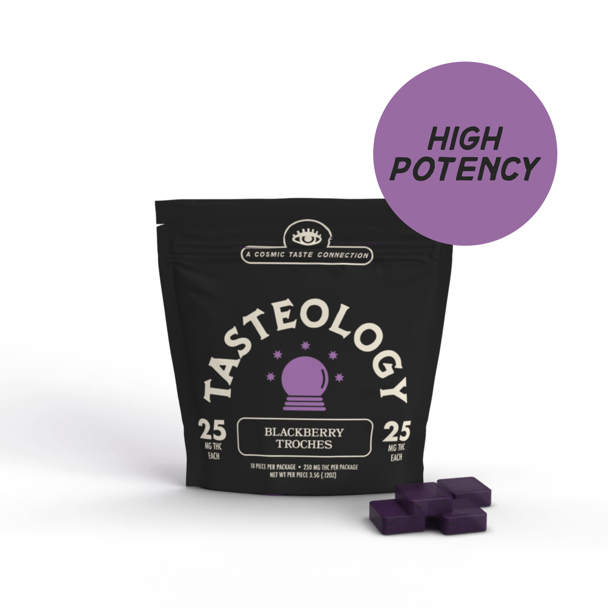Blackberry Troches 25mg THC Product Image