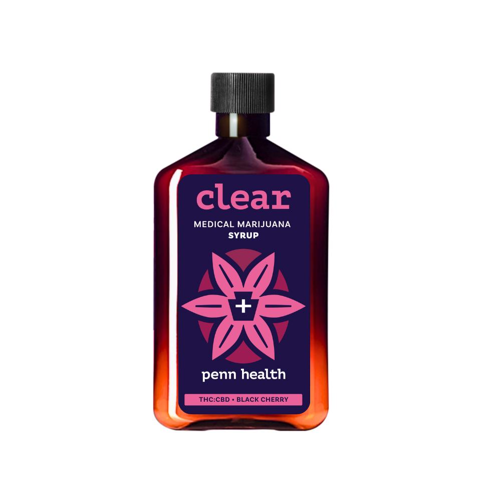 Clear THC:CBD Black Cherry Syrup Product Image