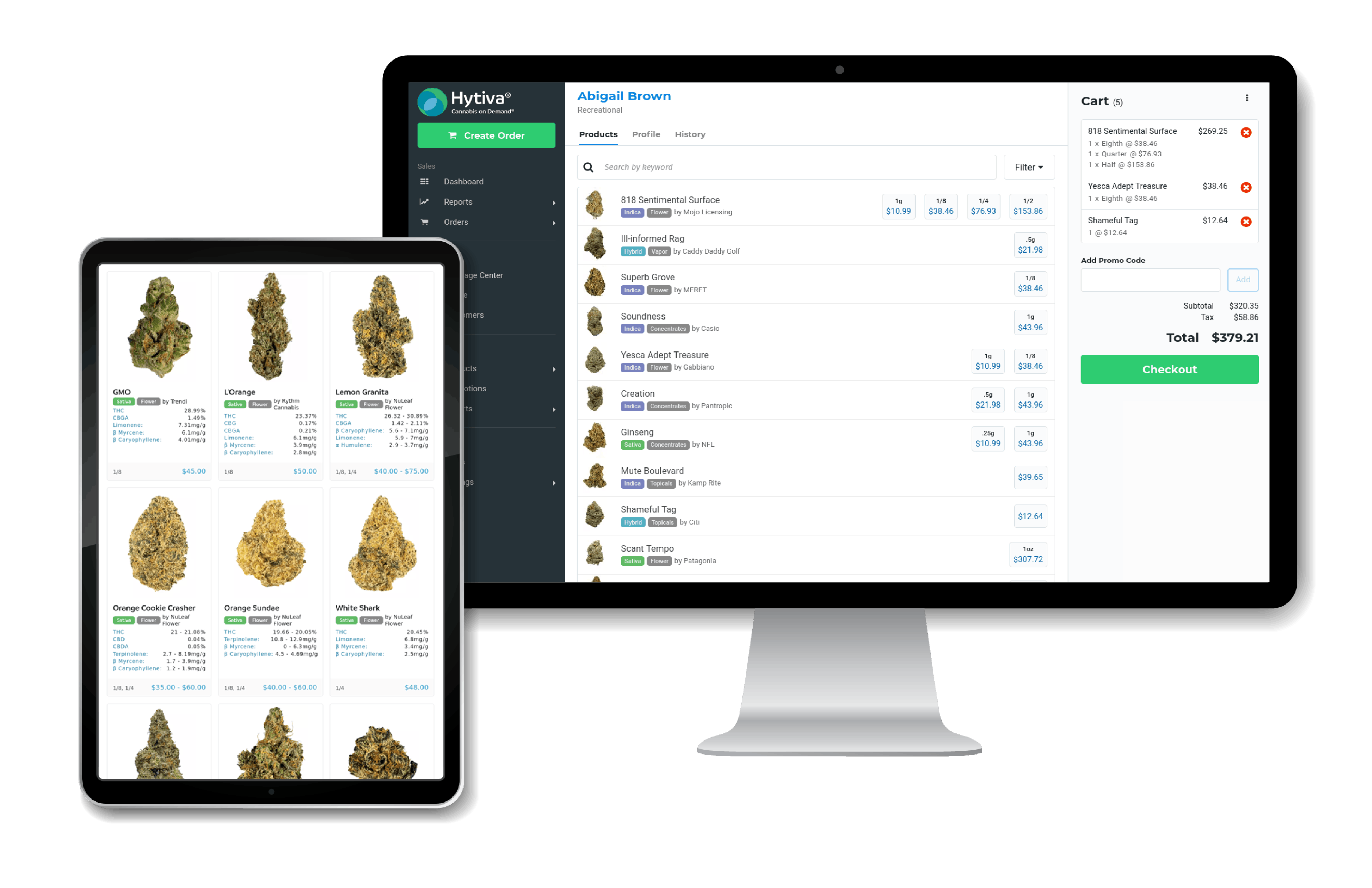 POS built for cannabis from the ground up with real time menus