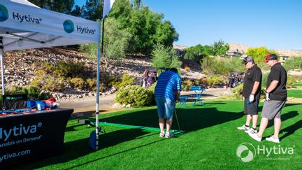 Putting Practice at The Electric Drive Golf Event Hole 7