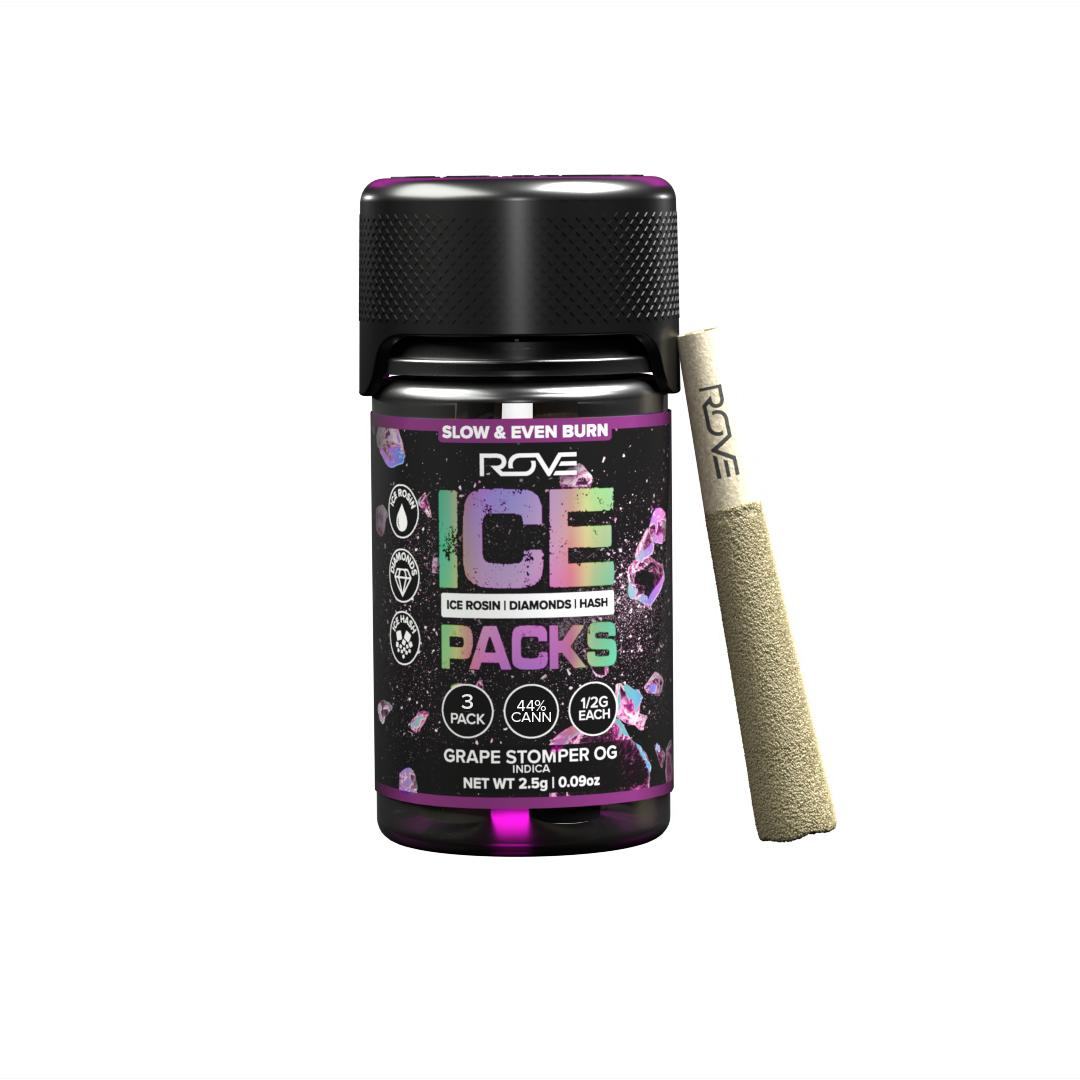 Grape Stomper OG Ice Packs Preroll 3pk Product Image