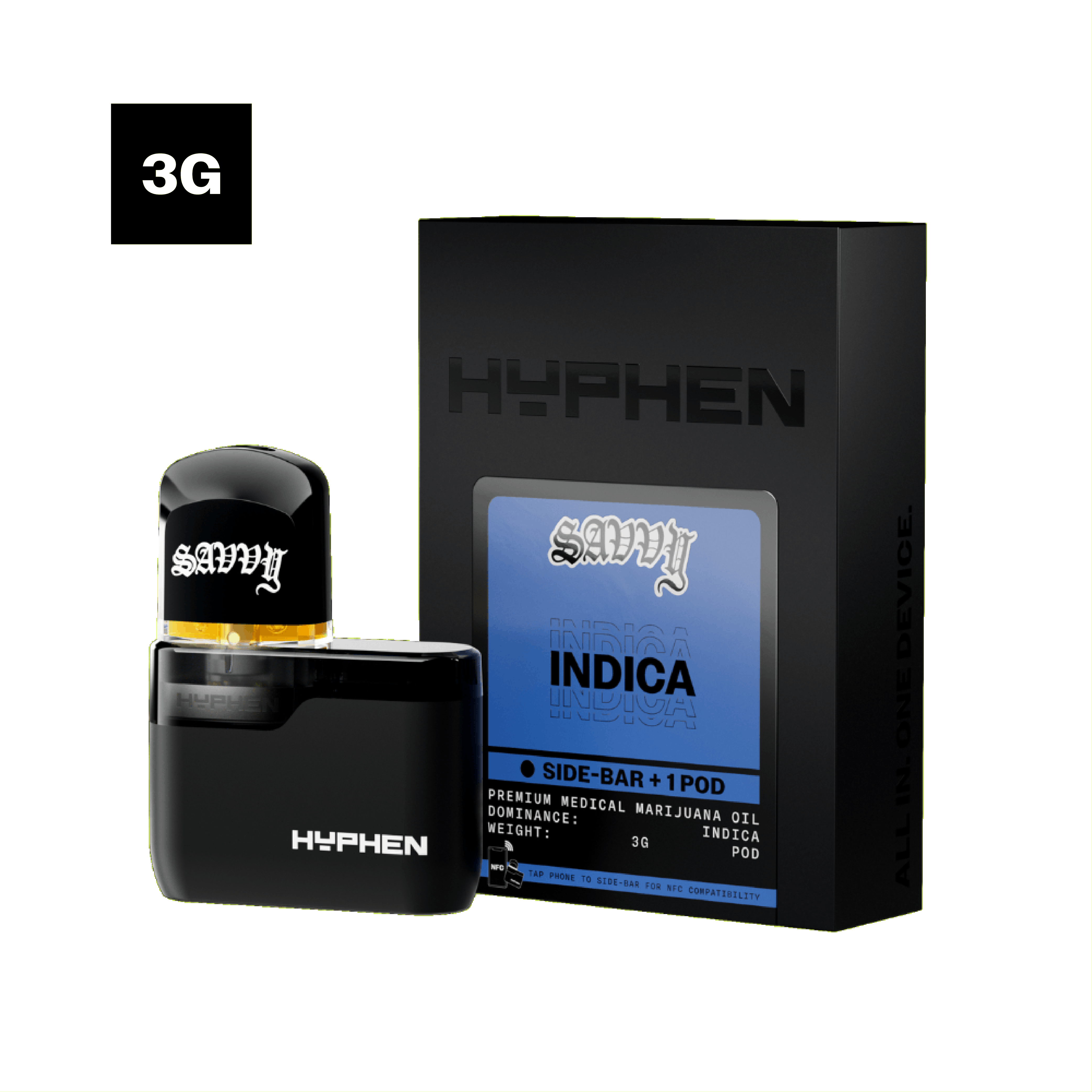 Hyphen Indica 3g Side Bar and Pod Product Image