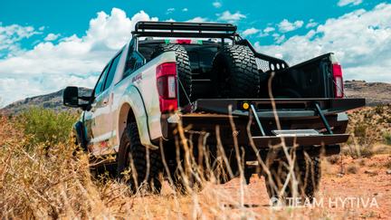 Rear View of Super Baja with Tailgate Down