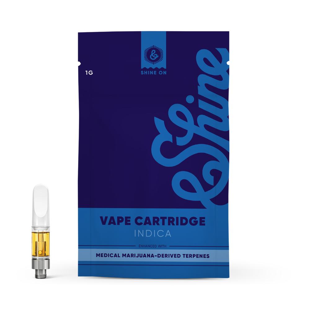 Indica Medical Marijuana Derived Terpenes Vape Cartridge 1g Product Image