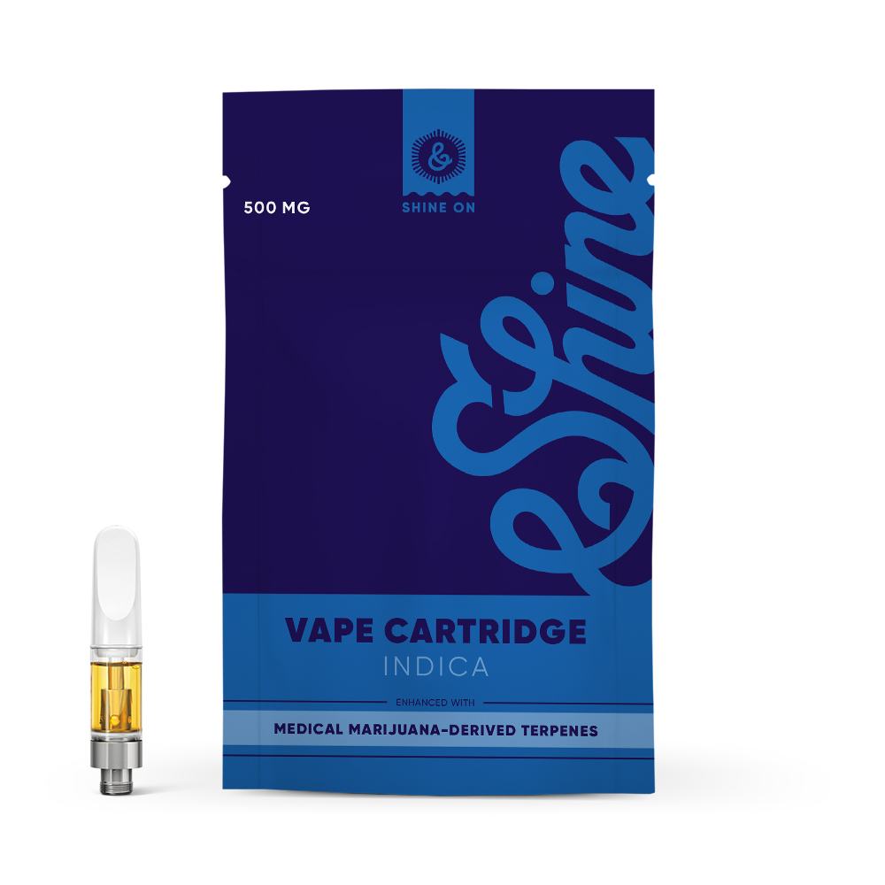 Indica Medical Marijuana Derived Terpenes Vape Cartridge 500mg Product Image