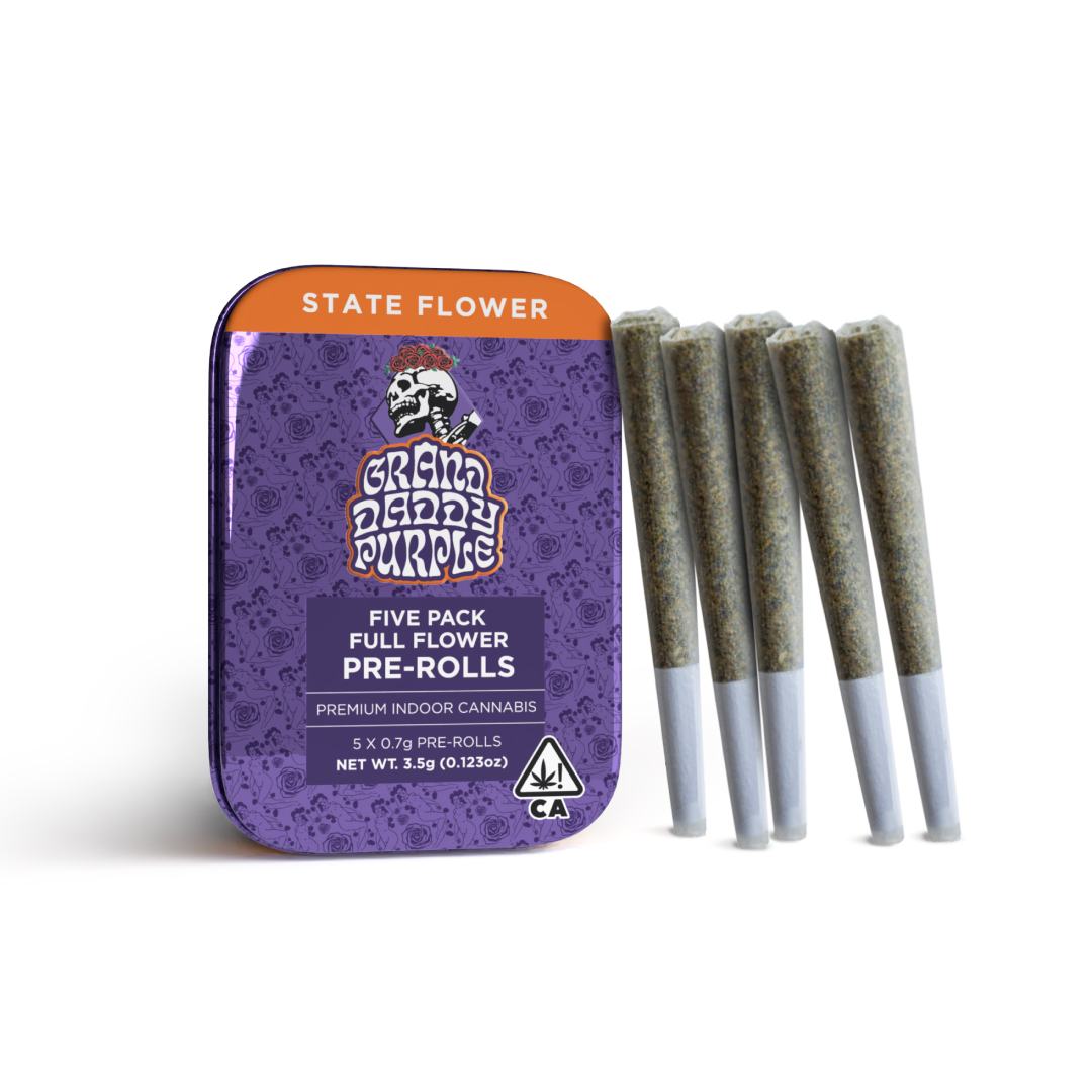 Granddaddy Purple Prerolls 5 Pack Product Image