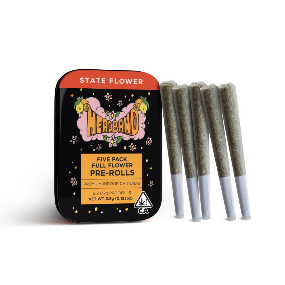 Headband Prerolls 5 Pack Product Image