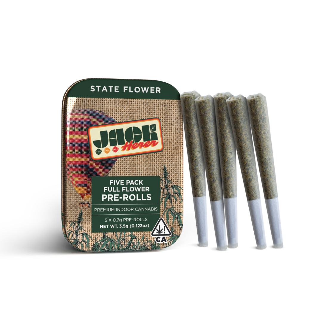 Jack Herer Prerolls 5 Pack Product Image