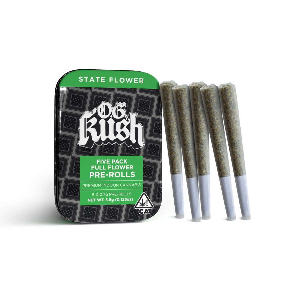 OG Kush Prerolls 5 Pack Product Image