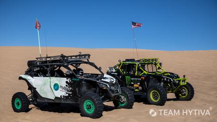 Team Hytiva Canam and Marc Burnett Canam