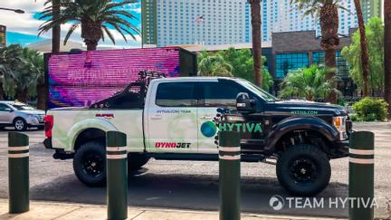 Ford F-250 Driving On The Las Vegas Strip